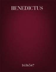 Benedictus SAB choral sheet music cover Thumbnail
